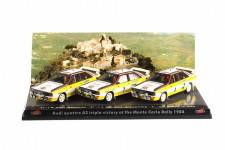 AUDI QUATTRO A2 - Victoria Triple Rally Monte Carlo - 1984 - Röhrl / S. Blomqvist / H. Mikkola 