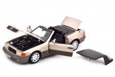 MERCEDES-Benz SL500 Cabriolet 1989 Lightbrown Metallic - Norev Scale 1:18 (183719)