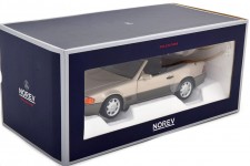 MERCEDES-Benz SL500 Cabriolet 1989 Lightbrown Metallic - Norev Scale 1:18 (183719)
