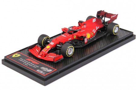 FERRARI SF21 4th GP Emilia Romagna 2021 Carlos Sainz - BBR Scale 1:43 (BBRC260B)