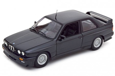 BMW M3 (E30) 1987 Black Metallic - Minichamps Escala 1:18 (180020306)