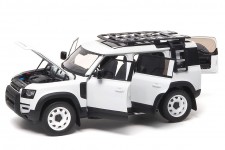 LAND ROVER Defender 110 30th Anniversary Version 2020 Fuji White - Almost Real Escala 1:!8 (ALM810809)