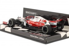 ALFA ROMEO C41 Ultima Carrera Abu Dhabi 2021 Raikkonen - Minichamps Escala 1:43 (417212307)