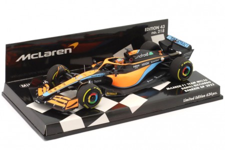 McLaren MCL36 GP Bahrain 2022 Daniel Ricciardo - Minichamps Escala 1:43 (537224303)