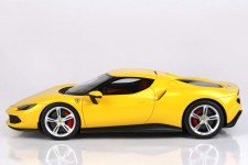 FERRARI 296 GTB Hybrid 830HP V6 2021 Giallo Modena - BBR Escala 1:18 (P18210C)