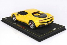 FERRARI 296 GTB Hybrid 830HP V6 2021 Giallo Modena - BBR Escala 1:18 (P18210C)