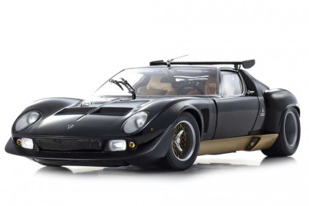 LAMBORGHINI Miura SVR 1970 Black/Gold - Kyosho Escala 1:18 (08319BKG)