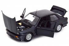 BMW M3 (E30) Street Evo 1989 Black Metallic - Minichamps Scale 1:18 (180020308)