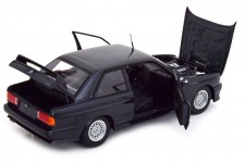 BMW M3 (E30) Street Evo 1989 Black Metallic - Minichamps Scale 1:18 (180020308)