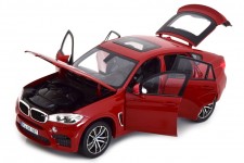 BMW X6 M 2015 Red Metallic - Norev Escala 1:18 (183242)