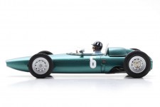 BRM P57 V8 Ganador GP Monaco 1963 Graham Hill - Con Vitrina - Spark Escala 1:18 (18s545)