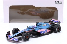 ALPINE Renault A522 7th GP Monaco 2022 Fernando Alonso - Solido Scale 1:18 (S1808803)