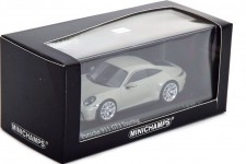 PORSCHE 911 (992) GT3 Touring 2021 Chalk Silver - Minichamps Scale 1:43 (410069600)