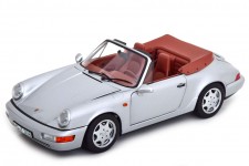 PORSCHE 911 (964) Carrera 2 Cabriolet 1990 Silver - Norev Escala 1:18 (187330)