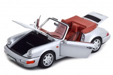 PORSCHE 911 (964) Carrera 2 Cabriolet 1990 Silver - Norev Scale 1:18 (187330)