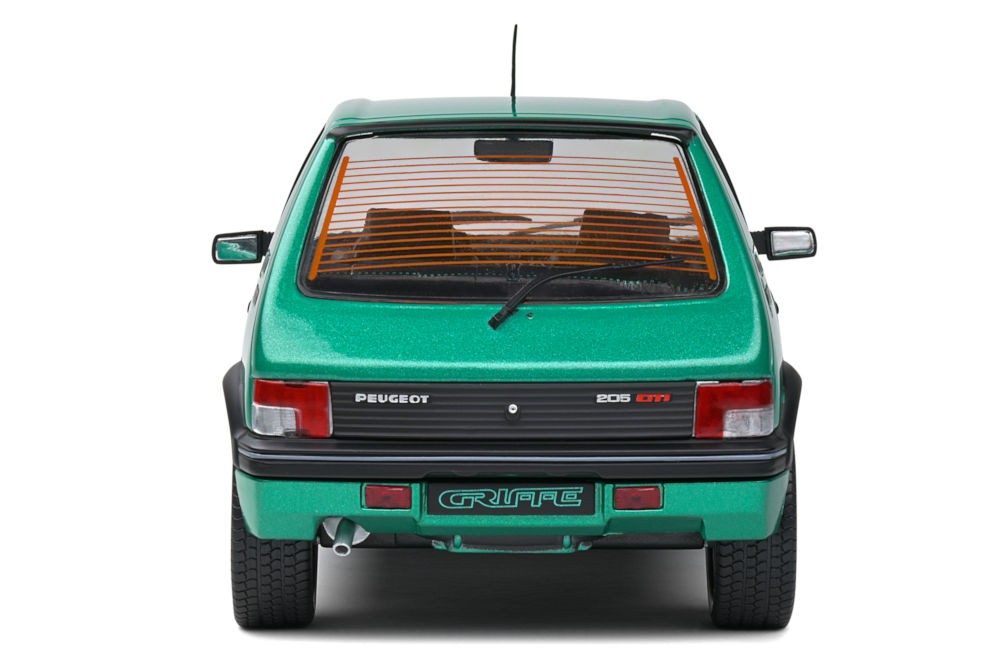 PEUGEOT 205 GTi Griffe 1992 Green Metallic - Solido Escala 1:18 (S1801712)  - Racing Modelismo