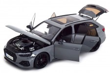 AUDI RS4 Avant 2020 Grey - KiloWorks Escala 1:18 (KW0401)