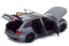 AUDI RS4 Avant 2020 Grey - KiloWorks Escala 1:18 (KW0401)