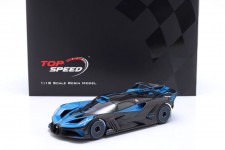 BUGATTI Bolide 2020 Blue / Black - Top Speed Escala 1:18 (TS0434)