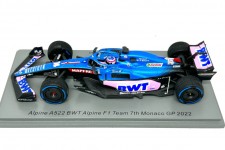 ALPINE Renault BWT GP Monaco 2022 Fernando Alonso - Spark Escala 1:43 (s8520)