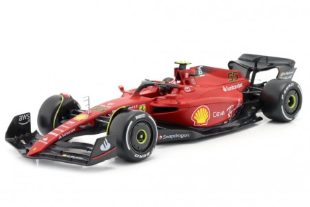 FERRARI F1-75 Formula 1 2022 Carlos Sainz Jr - Bburago Escala 1:18 (18-16811S)