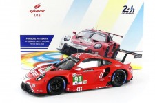 PORSCHE 911 911-2 RSR 24h LeMans 2020 Lietz / Bruni / Makowiecki - Spark Escala 1:18 (18s673)