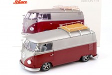 VOLKSWAGEN T1b Bus Lowrider 1962 - Schuco Escala 1:18 (450045600)