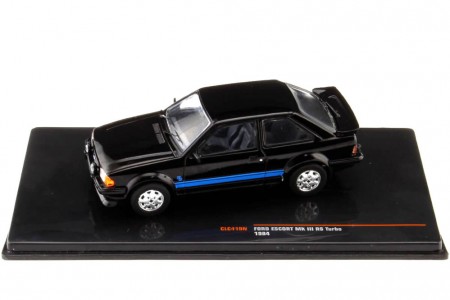 FORD Escort MK III RS Turbo 1984 Black - Ixo Escala 1:43 (CLC419N)