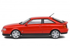 AUDI S2 Coupe 1992 Red - Solido Scale 1:43 (S4312201)
