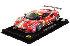 FERRARI 488 GTE Ganador 24h LeMans LMGTE Pro 2021 Calado / Guidi / Ledogar - BBR Scale 1:18 (P18213A)