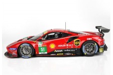 FERRARI 488 GTE Ganador 24h LeMans LMGTE Pro 2021 Calado / Guidi / Ledogar - BBR Scale 1:18 (P18213A)