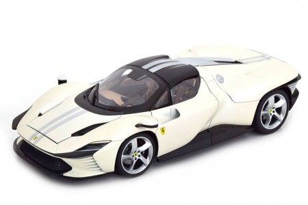 FERRARI Daytona SP3 2022 White - Bbruago Escala 1:18 (16912W)