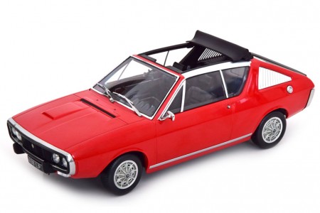 RENAULT 17 Gordini Cabriolet 1975 Red - Norev Escala 1:18 (185371)
