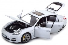 PORSCHE Panamera Turbo 2009 Silver - Norev Scale 1:18 (187609)