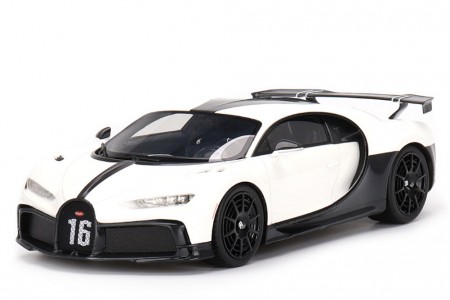 BUGATTI Chiron Pur Sport 2018 White/Black - Top Speed Scale 1:18 (TS0387)