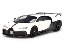 BUGATTI Chiron Pur Sport 2018 White/Black - Top Speed Scale 1:18 (TS0387)
