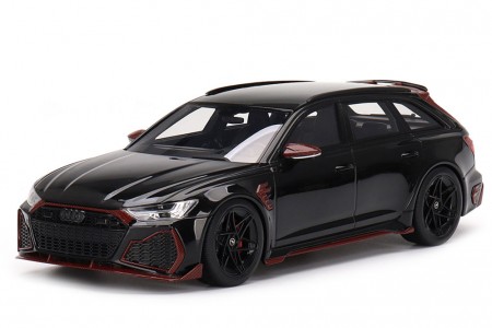 AUDI A6 RS6 ABT Avant C8 2021 Black - Top Speed Scale 1:18 (TS0445)