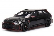 AUDI A6 RS6 ABT Avant C8 2021 Black - Top Speed Scale 1:18 (TS0445)