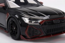 AUDI A6 RS6 ABT Avant C8 2021 Black - Top Speed Scale 1:18 (TS0445)