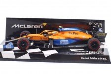 McLaren MCL35M Pole Position GP Russia 2021 Lando Norris - Minichamps Scale 1:43 (537215904)