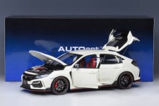 HONDA Civic Type R (FK8) 2021 Championship White - AutoArt Escala 1:43 (73220)