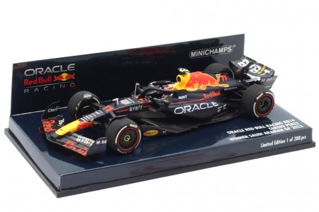 RED BULL RB19 Ganador GP Saudi Arabia 2023 Sergio Perez - Minichamps Escala 1:43 (417230111)