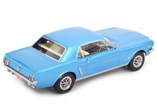 Ford MUSTANG Coupe Hard Top 1965 Light Blue Metallic - Norev Escala 1:18 (182800)