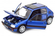 PEUGEOT 205 1.9 GTi 1992 Miami Blue - Norev Escala 1:18 (184844)