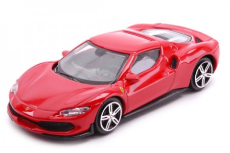 FERRARI 296 GTB Hybrid 830HP V6 2021 Red - Bburago Escala 1:43 (36055R)
