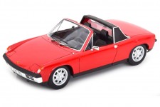 VW-PORSCHE 914 1.7 1972 Red - Norev Scale 1:18 (187690)