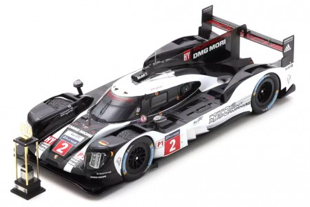 PORSCHE 919 Hybrid Winner 24h LeMans 2016 Dumas / Neel / Lieb - With Showcase - Spark Scale 1:18 (18LM16)