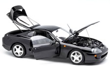 TOYOTA Supra MKIV (A80) 1993 Black - Con Elevador - LCD Escala 1:18 (LCD18020-BL)