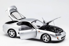 TOYOTA Supra MKIV (A80) 1993 Silver - With Lifter - LCD Scale 1:18 (LCD18020-SI)