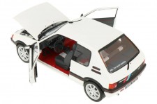 PEUGEOT 205 GTi 1.9 1989 White - Norev Escala 1:18 (184842)